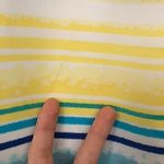 Tommy Hilfiger Blue Yellow White Stripe Work Office Party Shift Dress Small S Photo 5