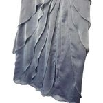 Adrianna Papell Dress Womens 6 Fairy Sleeveless Tiered V Neck Iridescent Purple Photo 10
