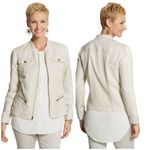  Linen And Lace‎ Mix Utility Jacket Size Large Chico's Size 2 Photo 1