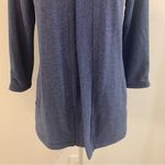 Talbots T by Petite Blue Pockets Open Cardigan Size SP Photo 3