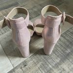 Dream Paris Chunky Heel Platform Sandals sz 6 Pink Metallic Ankle Strap Cocktail Party Event Photo 7