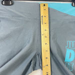 Nike Dri Fit Just Do It Cropped Capri Leggings Women's Medium Gray Yoga Running Photo 7