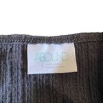 Abound  Nordstrom NWT black ribbed gathered strapless crop small Photo 5