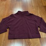 The North Face  Women’s Burgundy Longsleeve Pullover Knit Sweatshirt Size S Photo 5