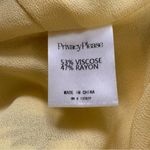 Privacy Please Revolve  Yellow Floral Keyhole Halter Cropped Top Size Medium Photo 3