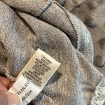 belle du jour  XS womens gray long sleeve knit top lace side cross cross back Photo 7