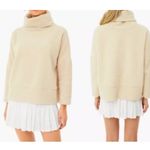 Tuckernuck  Rollins Funnel Neck Pullover Cream Teddy Fleece‎ Sherpa Women’s XS Photo 1