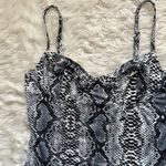 superdown Sara Underwire Bodysuit Adjustable Straps White Snake S NWT New Photo 4