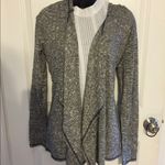 Cable & Gauge Gray draped cardigan size L Photo 2