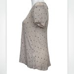 Kensie Dot Super Soft Tee Top Medium Photo 5