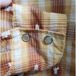 Western Plaid Shirt Long Sleeve Snap Button Cowboy Rodeo Style Size XL Brown Photo 3