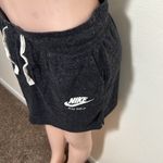 Nike  black & sail gym skirt woman size medium drawstring pockets Photo 4