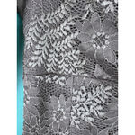 Altar'd State Taupe Lace Long Sleeve Corset Hem Top — Square Neck — XS Photo 2