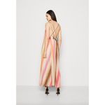 Scotch & Soda Pleated Braided Tassel Ombre Tank Maxi Dress Womens 40 US 8 Photo 5