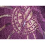 Everleigh Size M Burgundy Red Lace‎ Open Front Duster Bohemian Peasant Formal Size M Photo 8