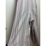 6 Shore Road  Linen Striped Jumpsuit Sz. M Photo 5