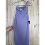 Lulus NWT  Hold Your Attention Lilac One-Shoulder Sleeveless Midi Dress Banquet S Photo 3