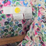 Boden UK Flounce Top in Gardenia Petal Womens 22 Floral Ruffle Pink Size undefined Photo 1