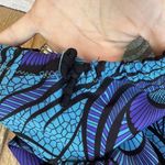 Mermaid Maternity Tankini Swimsuit Top Size Medium USA Peacock Purple Blue Photo 3