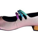 Kurt Geiger London Pierra Mary Janes in Metallic Color Block Size 40.5/ US 9.5 Photo 5