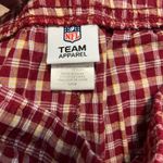 NFL  red plaid redskins pajama pants size large Photo 3