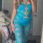 FashioNova Blue Lace Set Photo 0