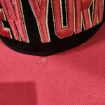 T & T Fashion Cap New York Black & Pink Flat Brim Cap Photo 1