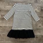 Kate Spade Broome Street Dot Eyelet Striped Dress Light Black White Size XS Photo 9