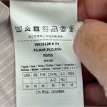 Max Mara Light Pink Edmea Button Down Blouse Medium Striped Mandarin Collar NEW Photo 6