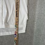 Ming Wang  Two Button Top Small White Black Half Sleeve Lightweight Cotton Blend Photo 11