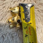 Vintage 1990s GiGi GIUSTI Teddy Bear Lapel‎ Pin / Brooch Gold Tone Signed Photo 4