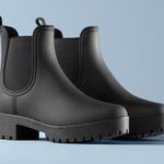 Jeffrey Campbell Cloudy Waterproof Chelsea Rain Boots Photo 0