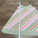 Victoria's Secret Victoria’s Secret Striped Chemise Slip Multicolor Pink Green Size Small Photo 8