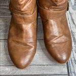 Not Rated  Brown Studded Zipper High Boots 8 Photo 2