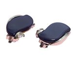 Vintage Lisner Navy Blue Clip Photo 3