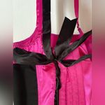 Pink and Black Morbid Threads Bustier Top lingerie Size L Photo 5