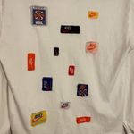 Nike White Retro 3D Vintage Tag Crewneck Long Sleeve Shirt Women's size Small Photo 2
