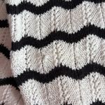 Loft  black and white striped sweater Photo 3