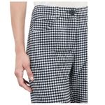 The Kooples Check-Pattern Wool-Blend Trousers FR Size 36/US 4 NWT Black/White Photo 3