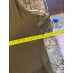 Free People  Moonshine V Neck Tunic Top Size S‎ Olive Oversized Long Sleeve Photo 5