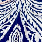 INC navy white paisley flowy maxi skirt boho Photo 4