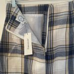 Blue Rain Cream Blue Plaid Mini Skirt sz S NEW Photo 5