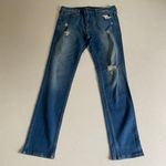 Hollister Men’s Skinny Jeans W33 L32 Dark Wash Distressed Stretch Denim Photo 0