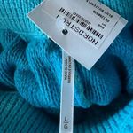 Free People  Summertime Blues Knit Drawstring Shorts in Blue Butterfly Combo NWT Photo 3