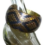 Brass Black Bangle Bracelet Photo 2