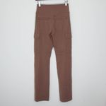 Athleta  Delancey Straight Cargo Pant Womens XS Brown High Rise Trousers Stretch Photo 6