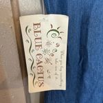 VTG Denim Maxi Dress Womens S 90s Teachercore Blue Photo 6