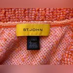 St. John  Knit‎ Jacket, Boucle Fringe, Gold Tone Buttons,Size Large Photo 2