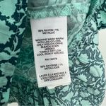 Vineyard Vines  Sea Floral Print Tiered Top Blouse Size XS Long Sleeve Photo 8