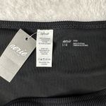 Aerie  Ribbed Bikini Bottom in Black Size Large NWT Photo 4